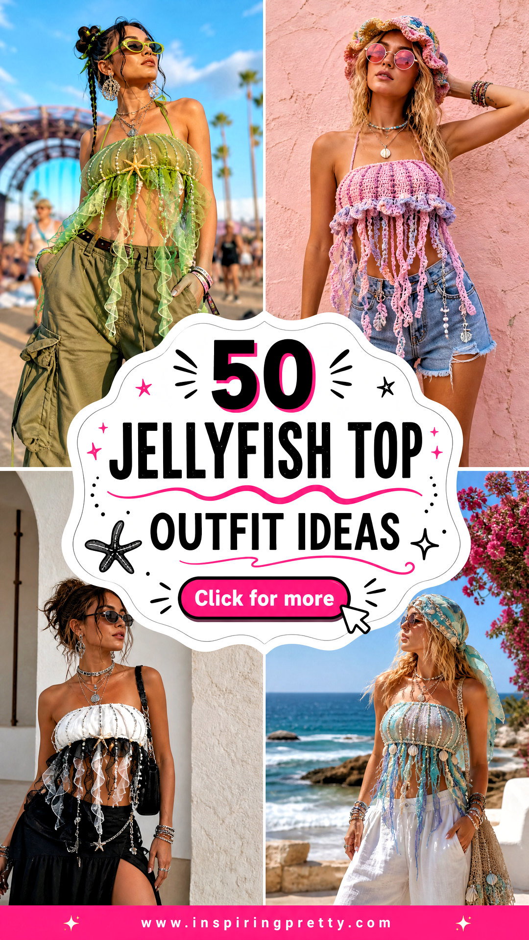 50 Jellyfish Top Outfit Ideas for Fun Bold Festival Looks - 50 Jellyfish Top Outfit Ideas for Fun, Bold Festival Looks