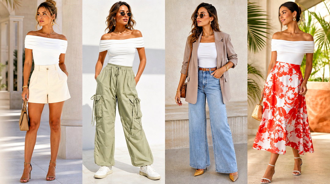 20 Jess Off Shoulder Top Outfit Ideas for Effortless Style