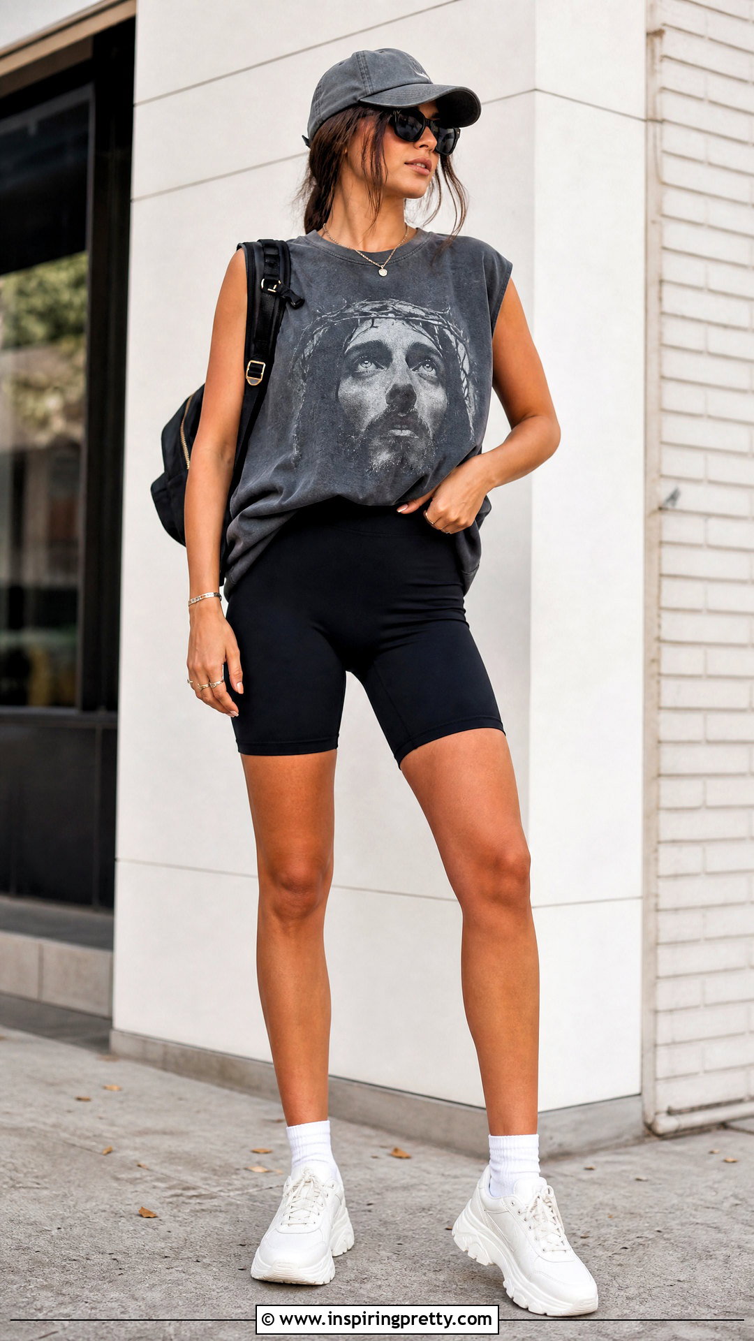 Jesus Tank Top With Biker Shorts - 25 jesus tank tops