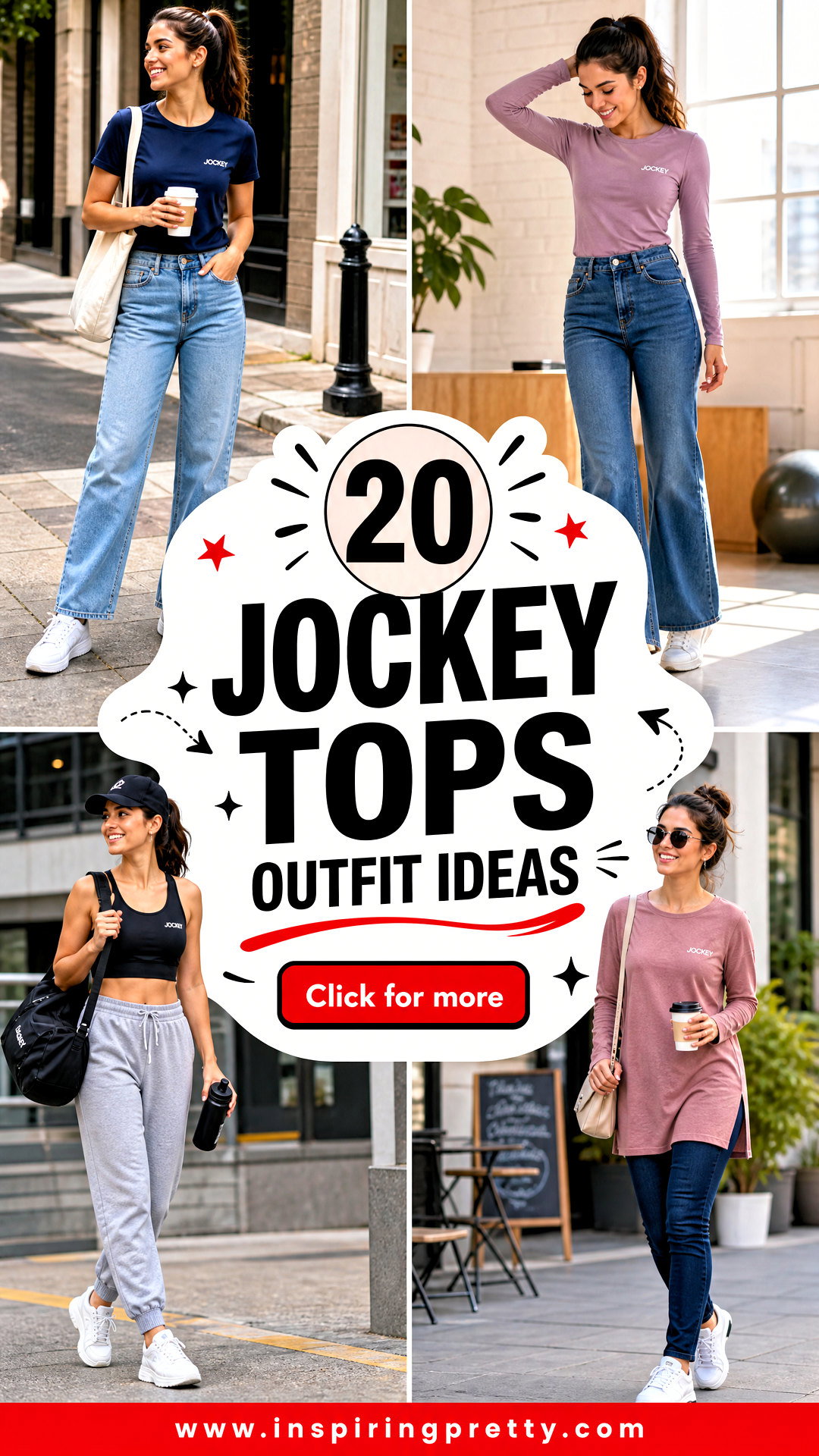 20 Jockey Tops Outfit Ideas for Sporty Everyday Comfort - 20 Jockey Tops Outfit Ideas for Sporty Everyday Comfort