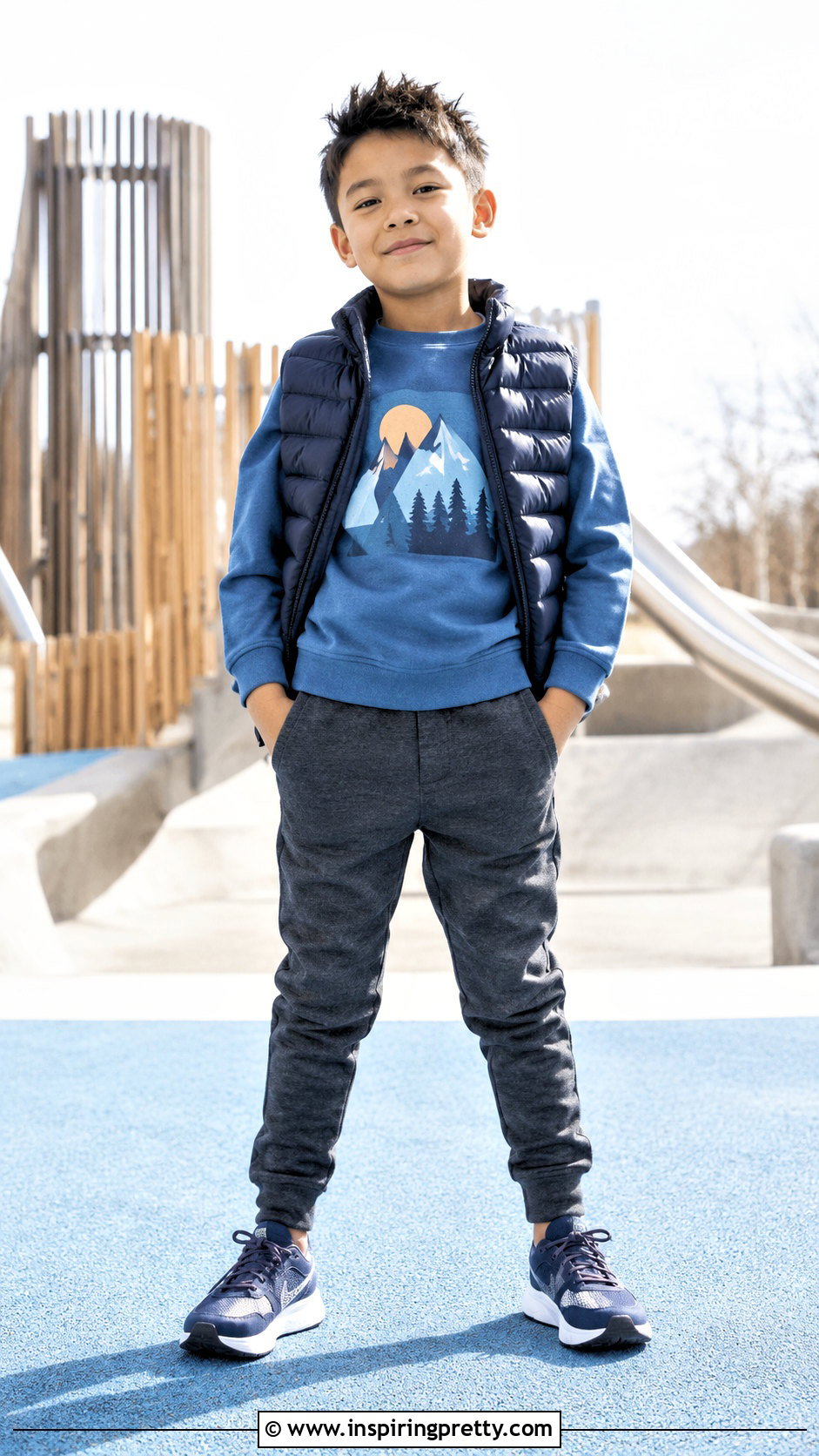 Jogger Trousers And Graphic Sweatshirt Outfit - 50 trouser and top for kids