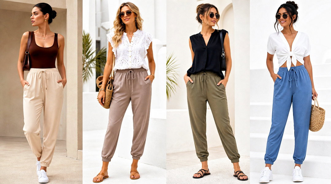 25 Joggers and a Nice Top Outfit Ideas for Effortless Style