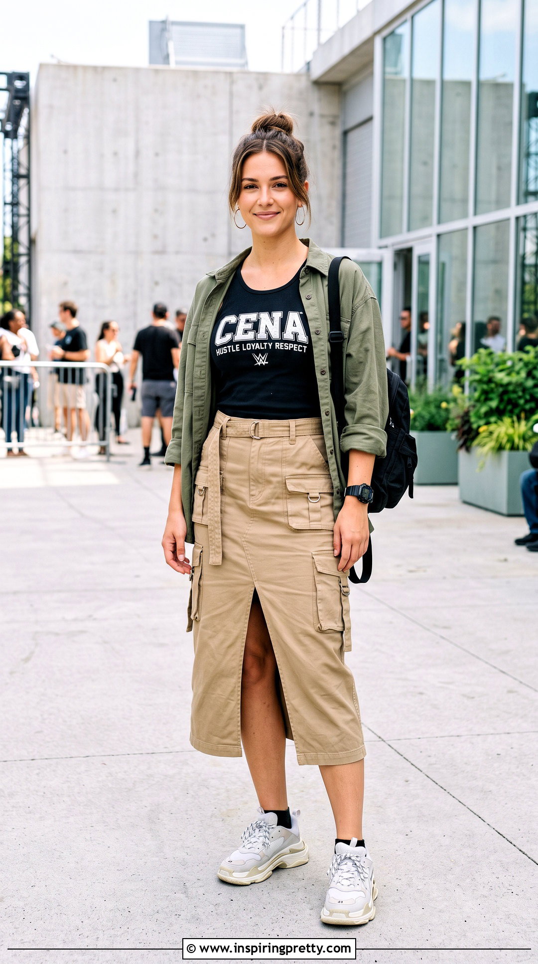 John Cena Tank Top With Cargo Skirt - 20 John Cena Tank Top outfit ideas
