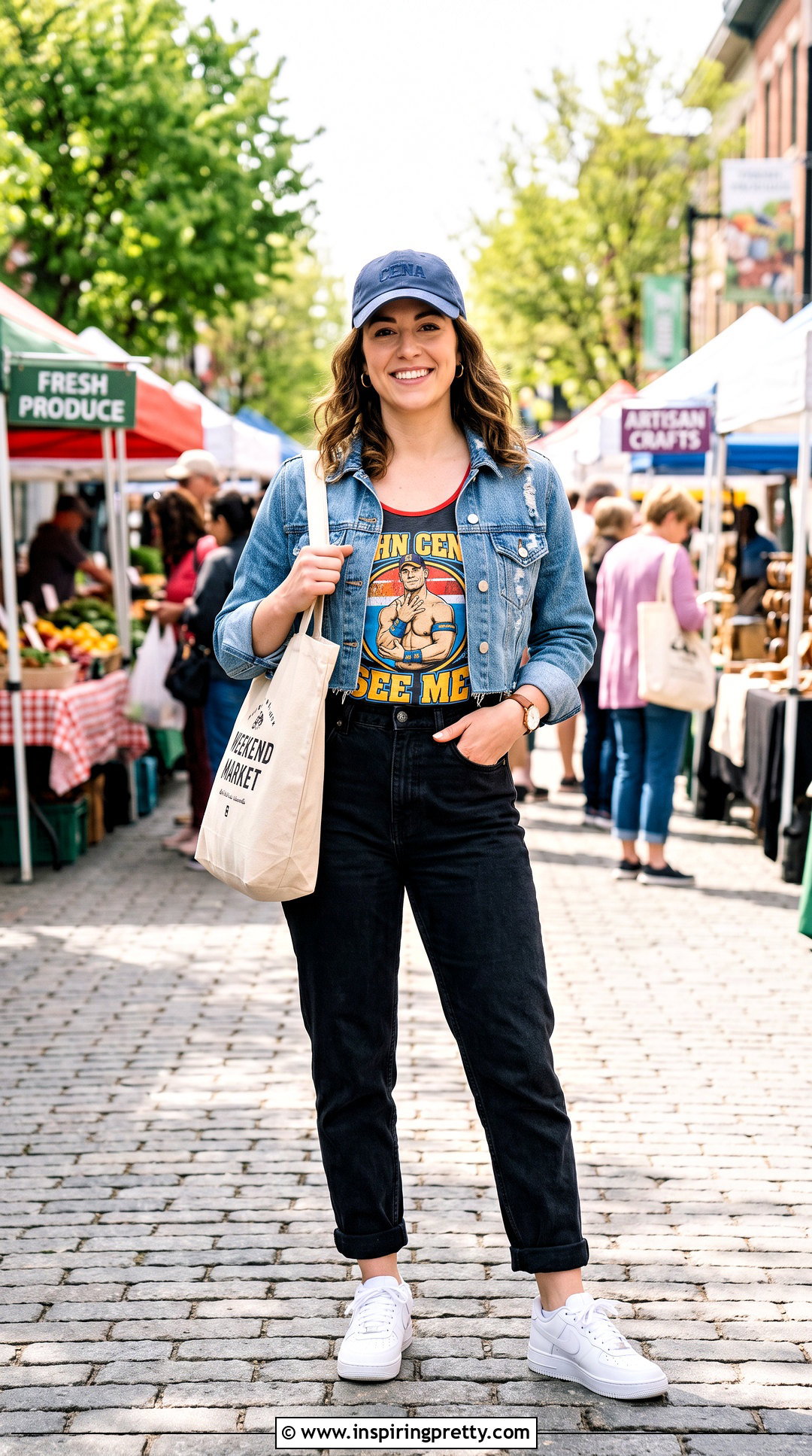 John Cena Tank Top With Denim Jacket - 20 John Cena Tank Top outfit ideas