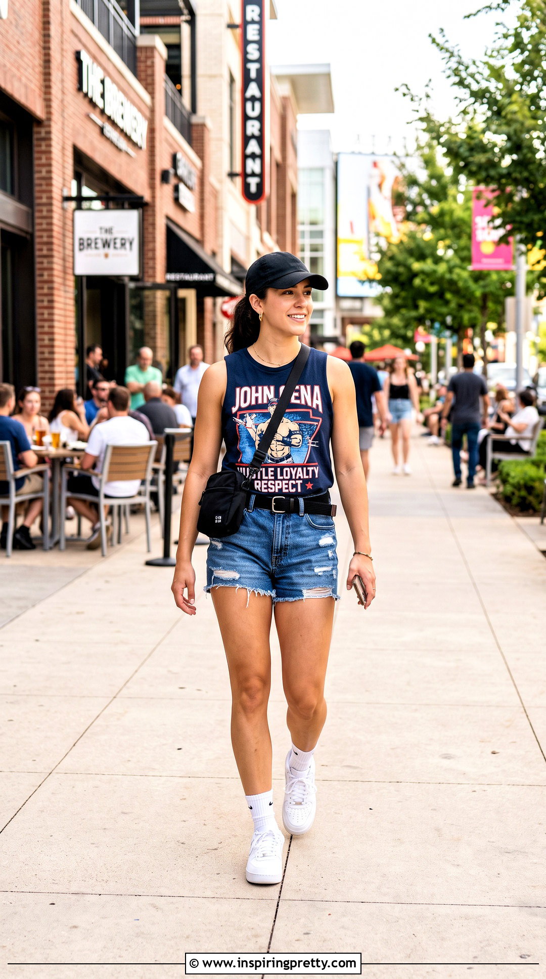 John Cena Tank Top With Denim Shorts - 20 John Cena Tank Top outfit ideas