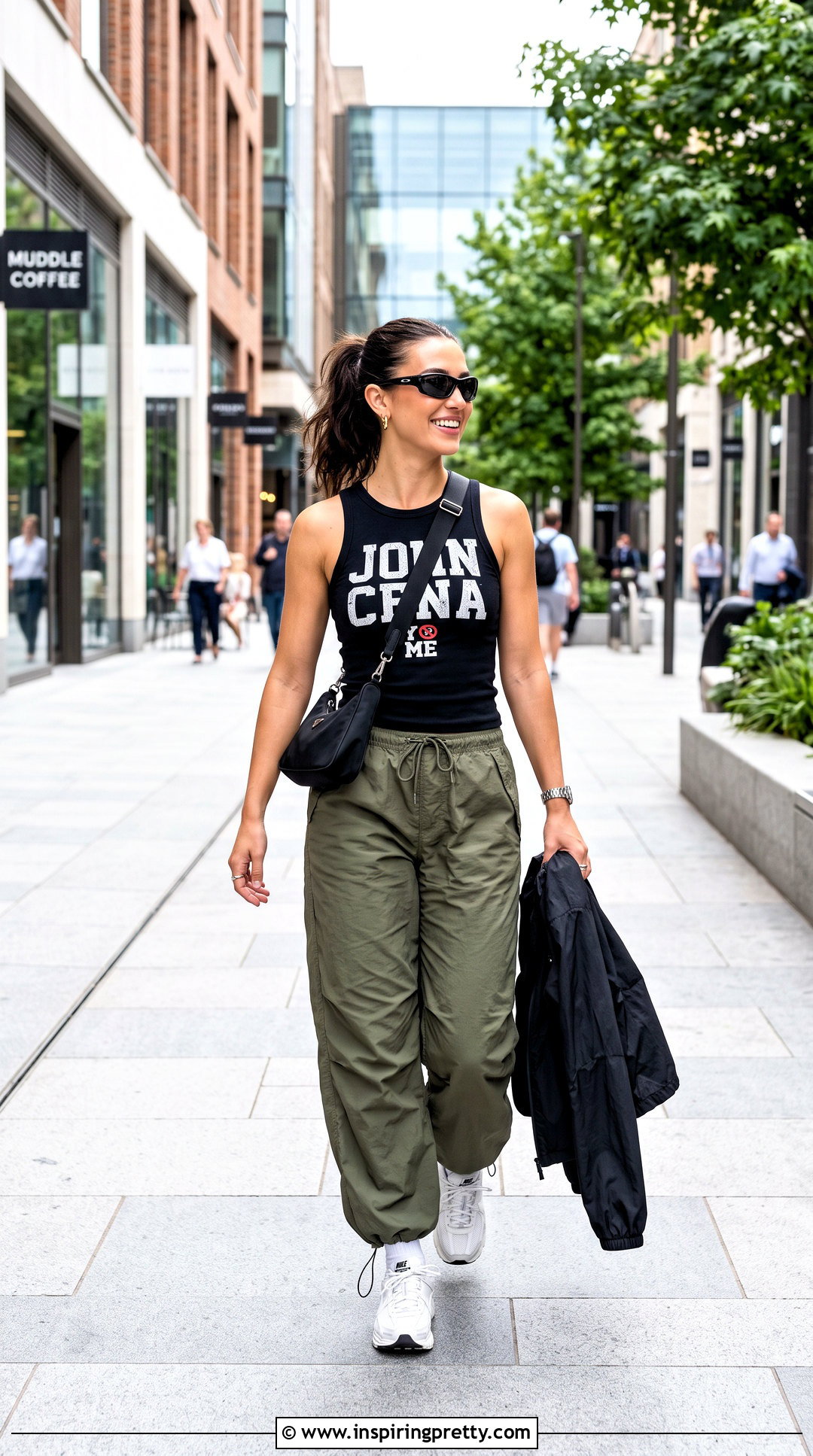 John Cena Tank Top With Parachute Pants - 20 John Cena Tank Top outfit ideas