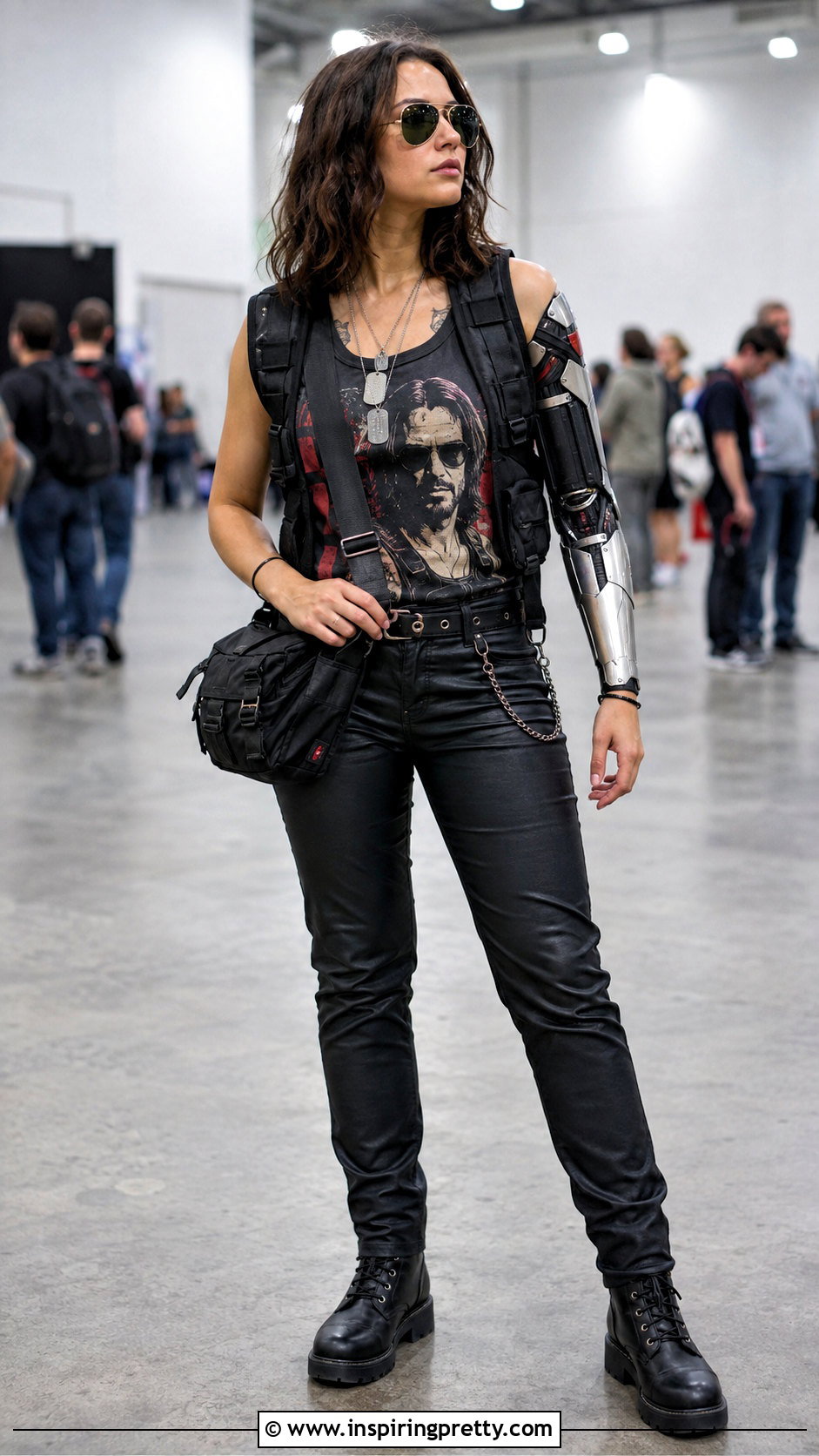 Johnny Silverhand Tank Top Convention Outfit - 25 Johnny Silverhand Tank Top outfit ideas