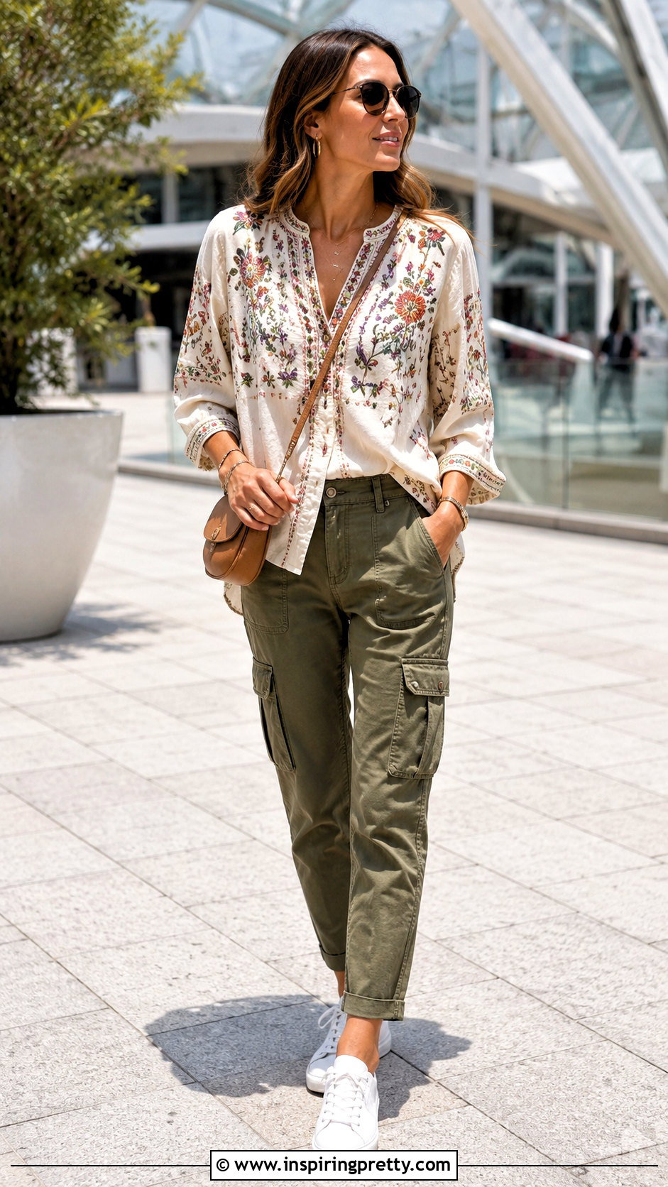 Johnny Was Embroidered Top With Cargo Pants - 20 johnny was embroidered top outfit ideas