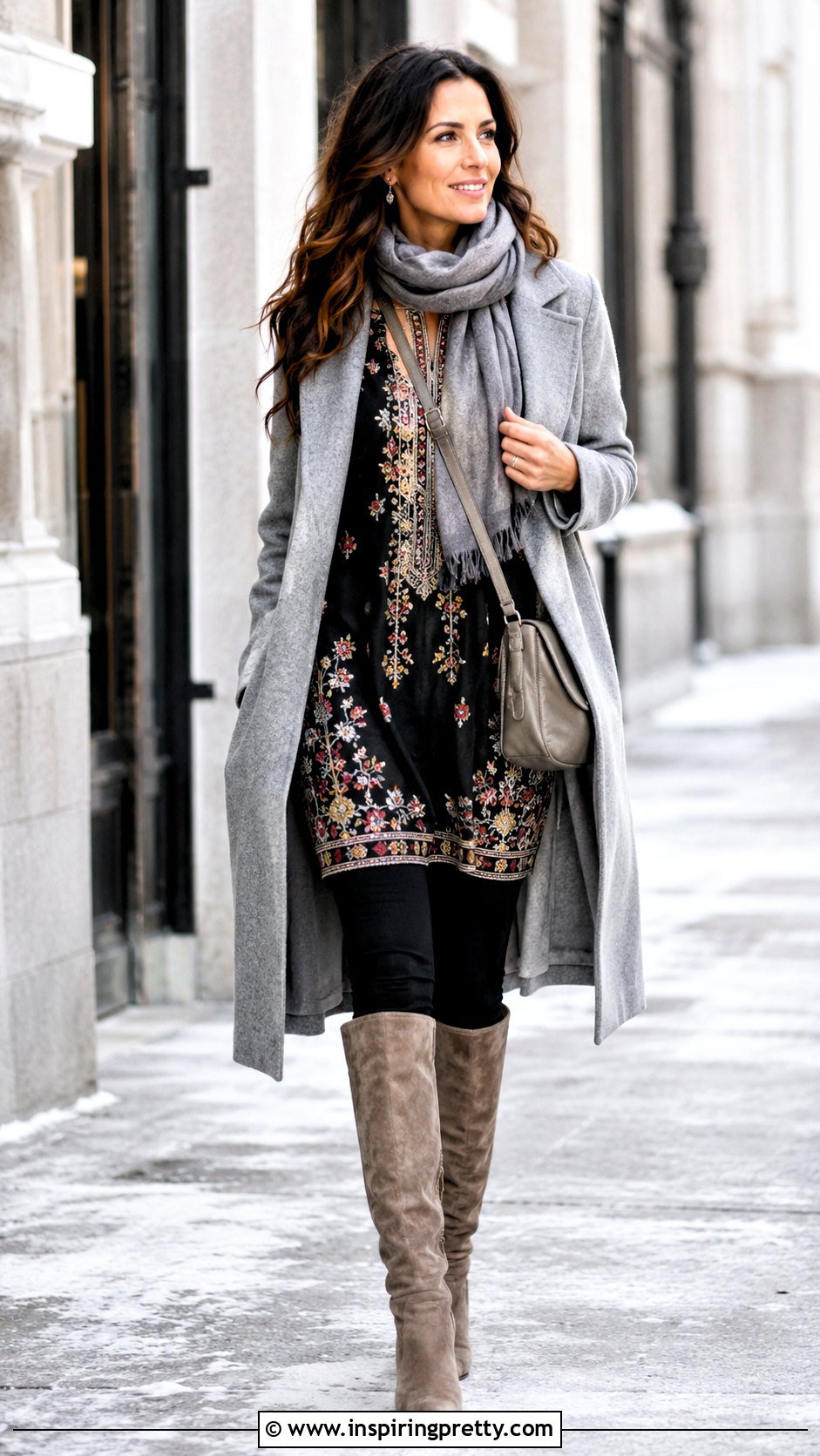 Johnny Was Embroidered Top With Leggings And Tall Boots - 20 johnny was embroidered top outfit ideas