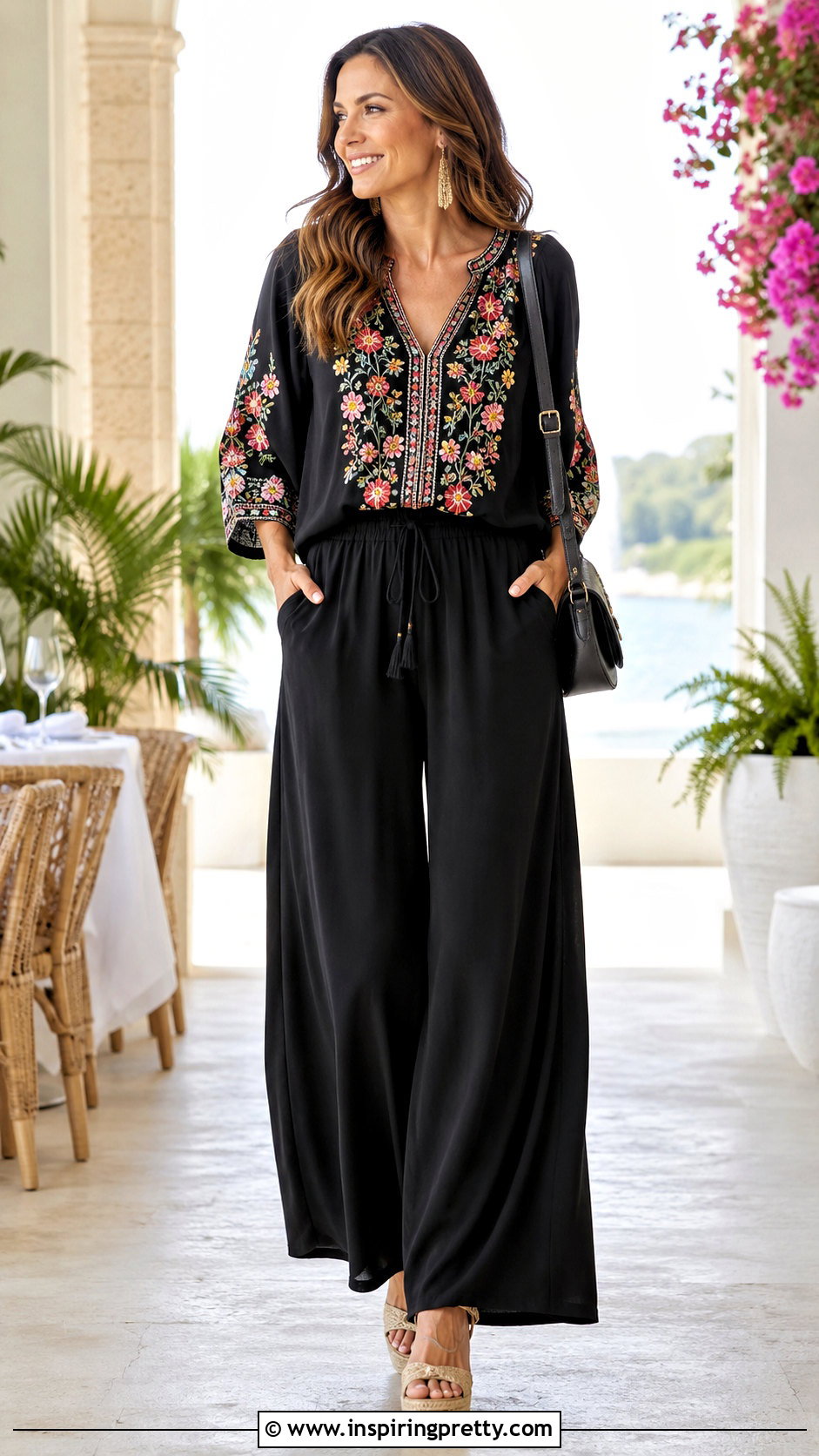 Johnny Was Embroidered Top With Palazzo Pants - 20 johnny was embroidered top outfit ideas