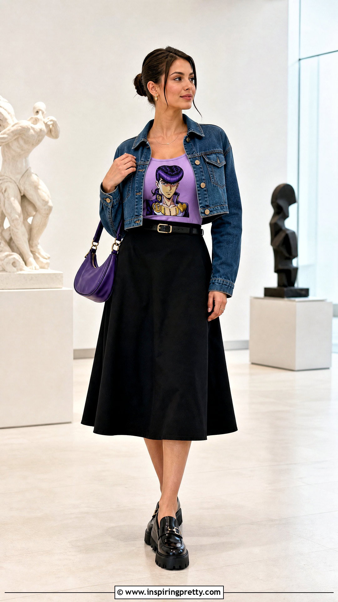 Josuke Tank Top With Black Midi Skirt - 25 Josuke Tank Top outfit ideas