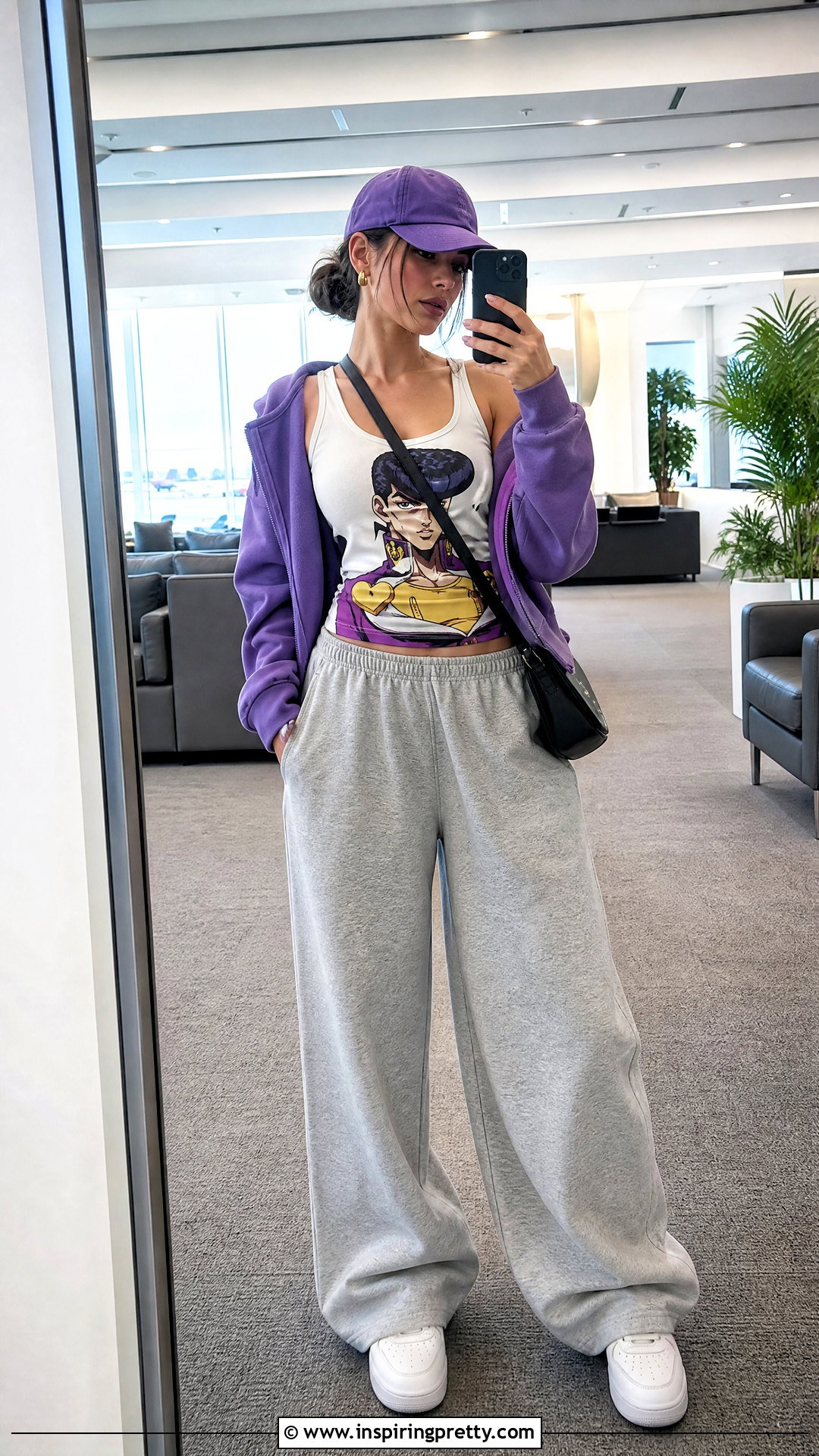 Josuke Tank Top With Gray Sweatpants - 25 Josuke Tank Top outfit ideas