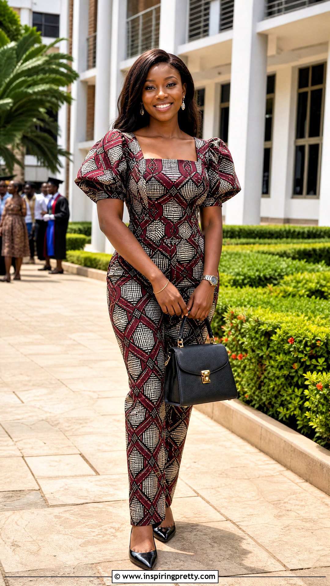 Kampala High Waist Trouser And Puff Sleeve Top - 50 kampala trouser and top for ladies