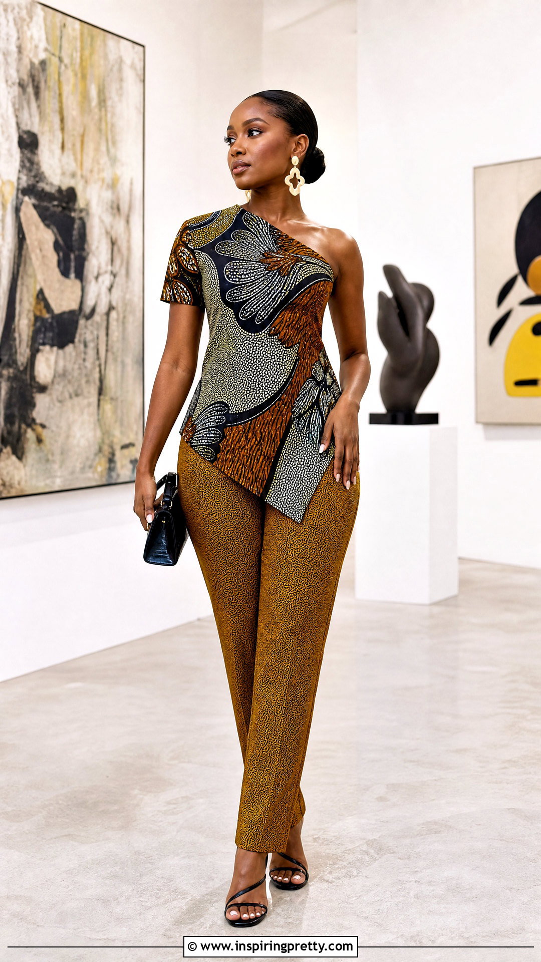 Kampala Trouser And Asymmetrical Top - 50 kampala trouser and top for ladies