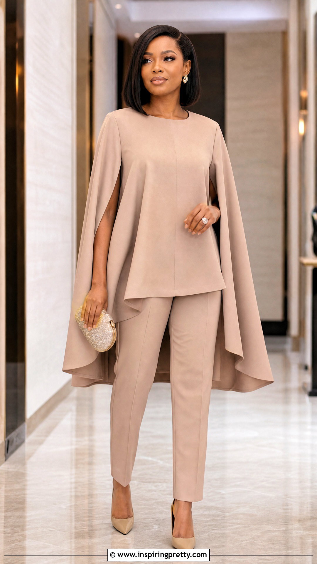 Kampala Trouser And Cape Top - 50 kampala trouser and top for ladies