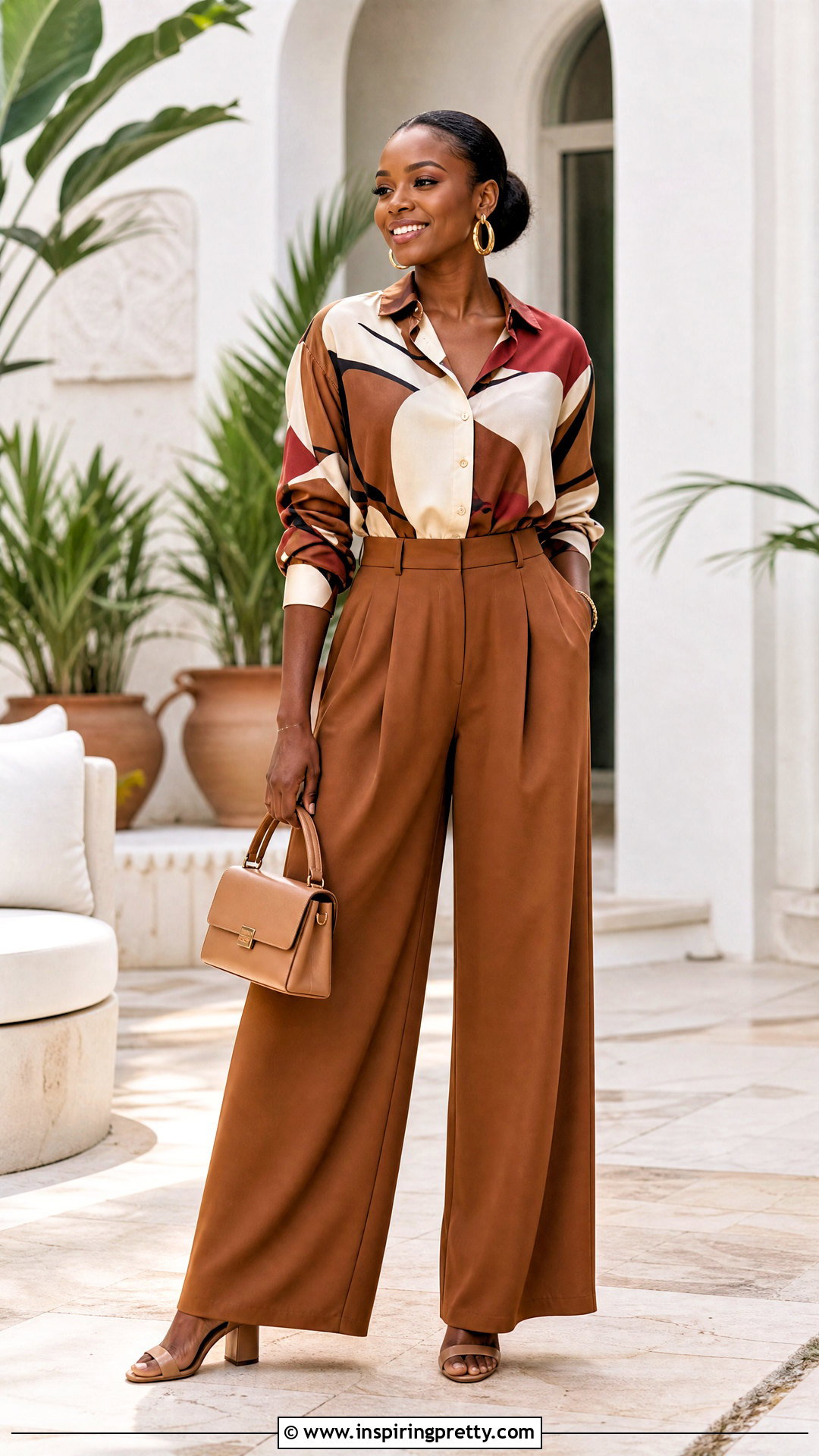 Kampala Wide Leg Trouser And Shirt - 50 kampala trouser and top for ladies