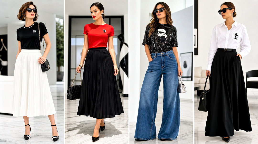 25 Karl Lagerfeld Tops Outfit Ideas for Chic Modern Looks