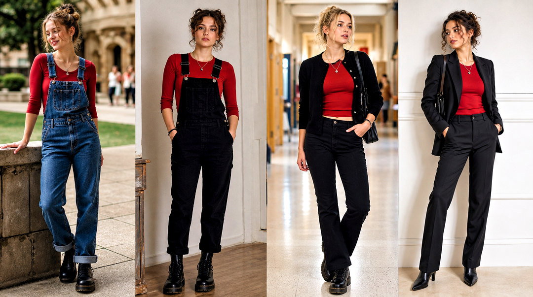 25 Kat Stratford Red Top Outfit Ideas for ’90s Movie Fans