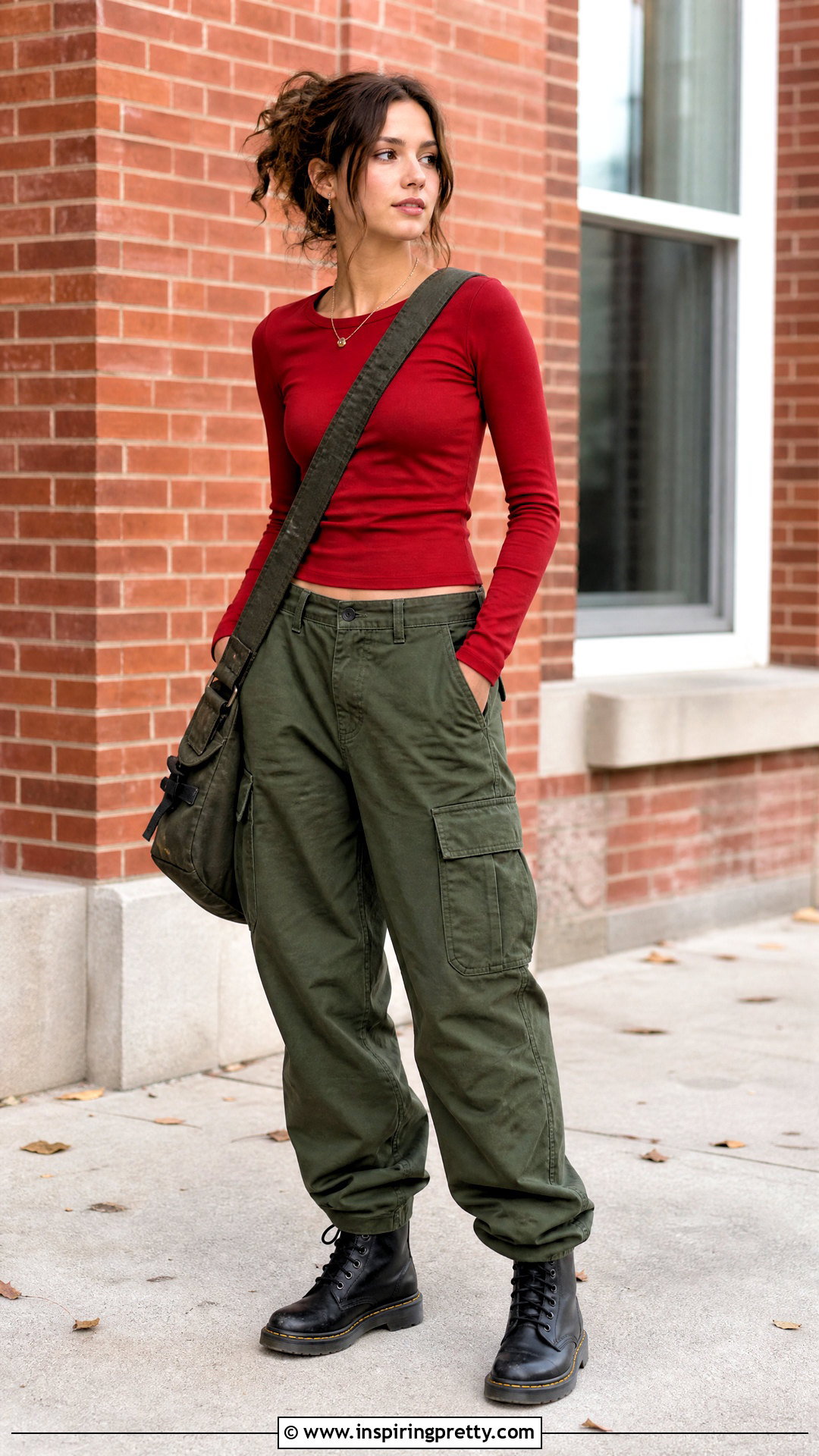 Kat Stratford Red Top With Cargo Pants - 25 kat stratford red top outfit ideas