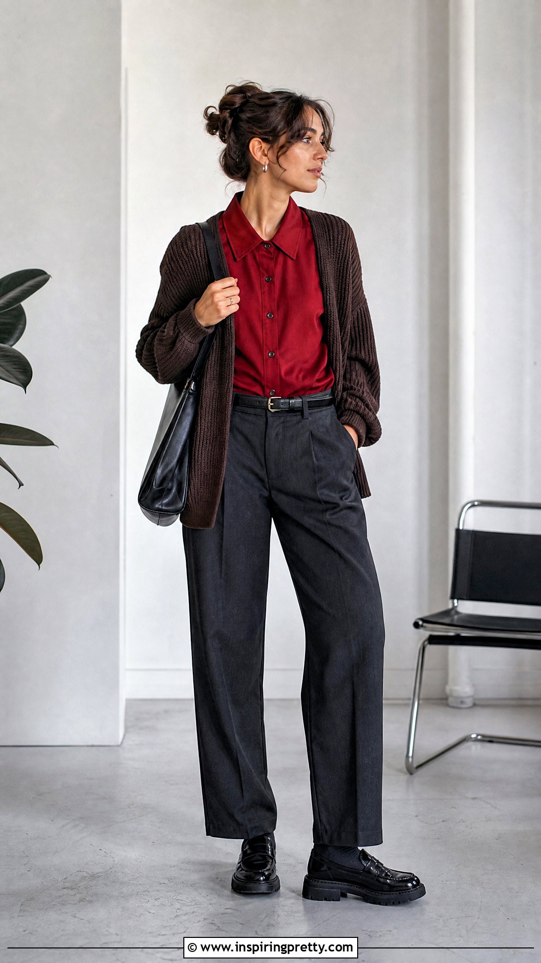 Kat Stratford Red Top With Gray Trousers - 25 kat stratford red top outfit ideas