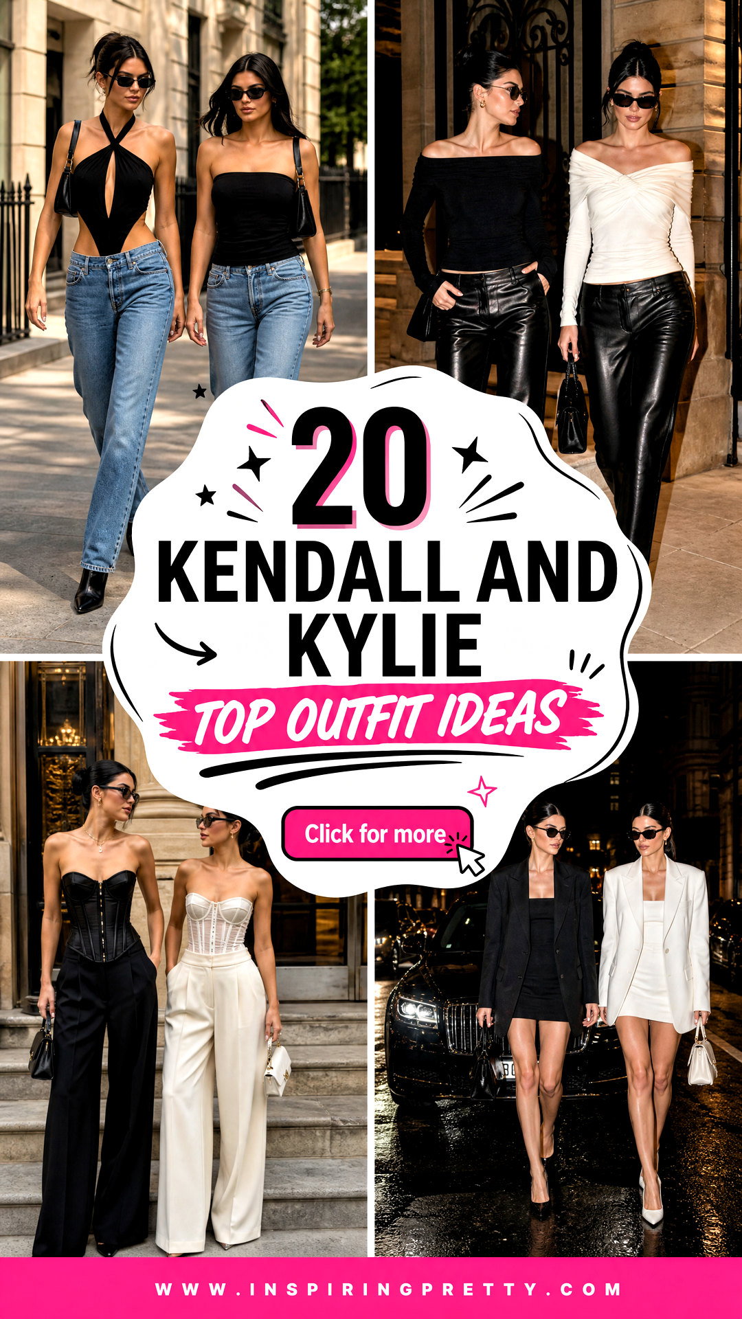 20 Kendall and Kylie Top Outfit Ideas for Trendy Street Style - 20 Kendall and Kylie Top Outfit Ideas for Trendy Street Style