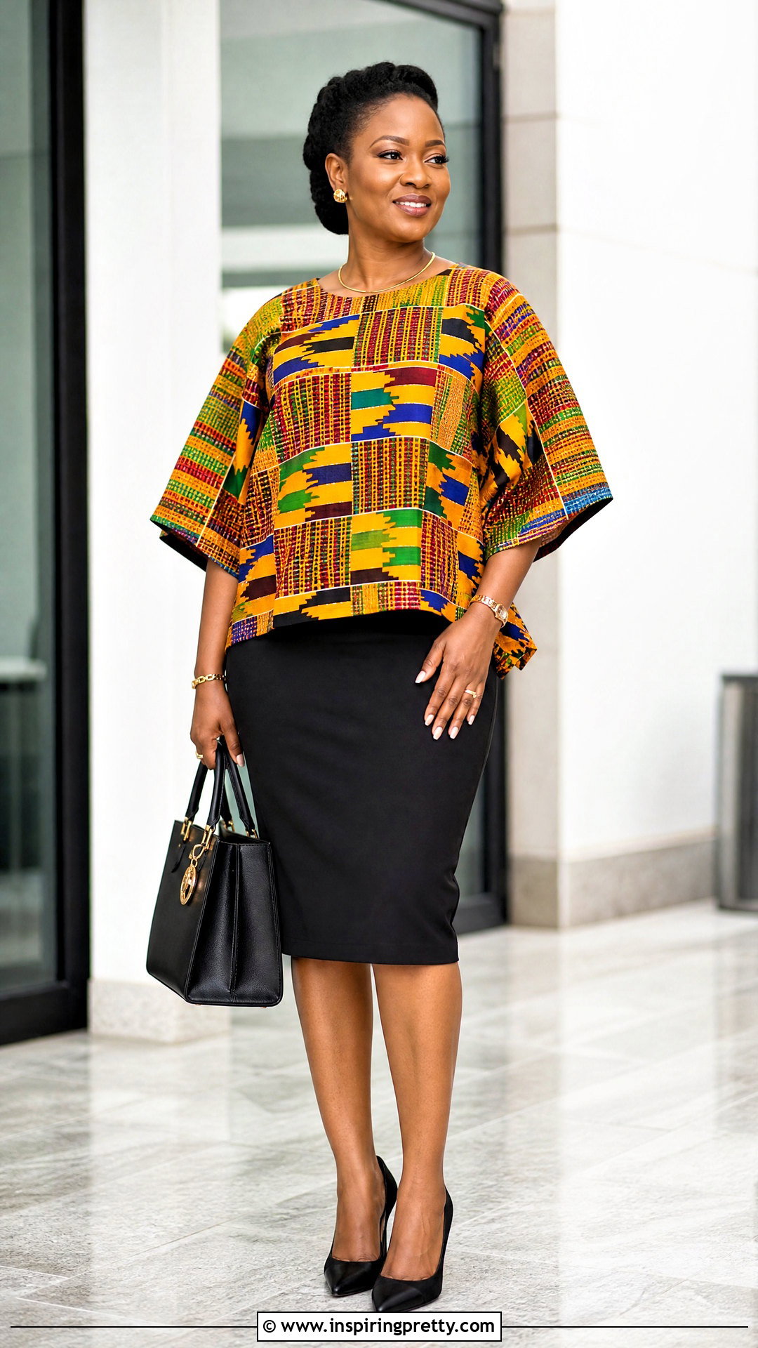 Kente Bubu Top And Pencil Skirt Outfit - 50 bubu top and skirt outfits