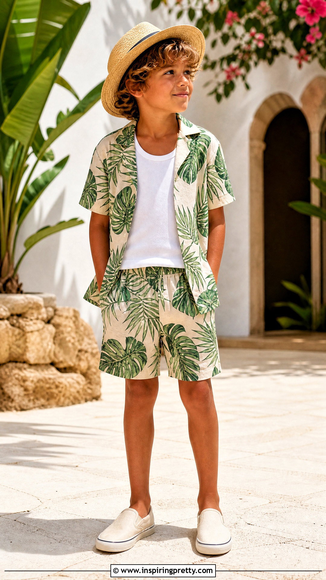 Kids Camp Collar Shirt With Matching Shorts - 50 kids top designs