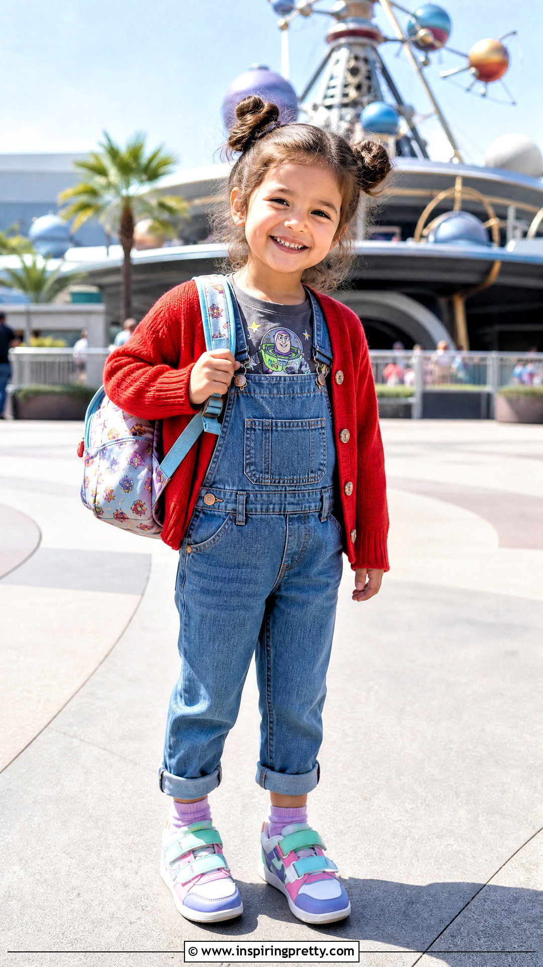 Kids Character T Shirt And Overalls Outfit - 50 kids tops outfit ideas