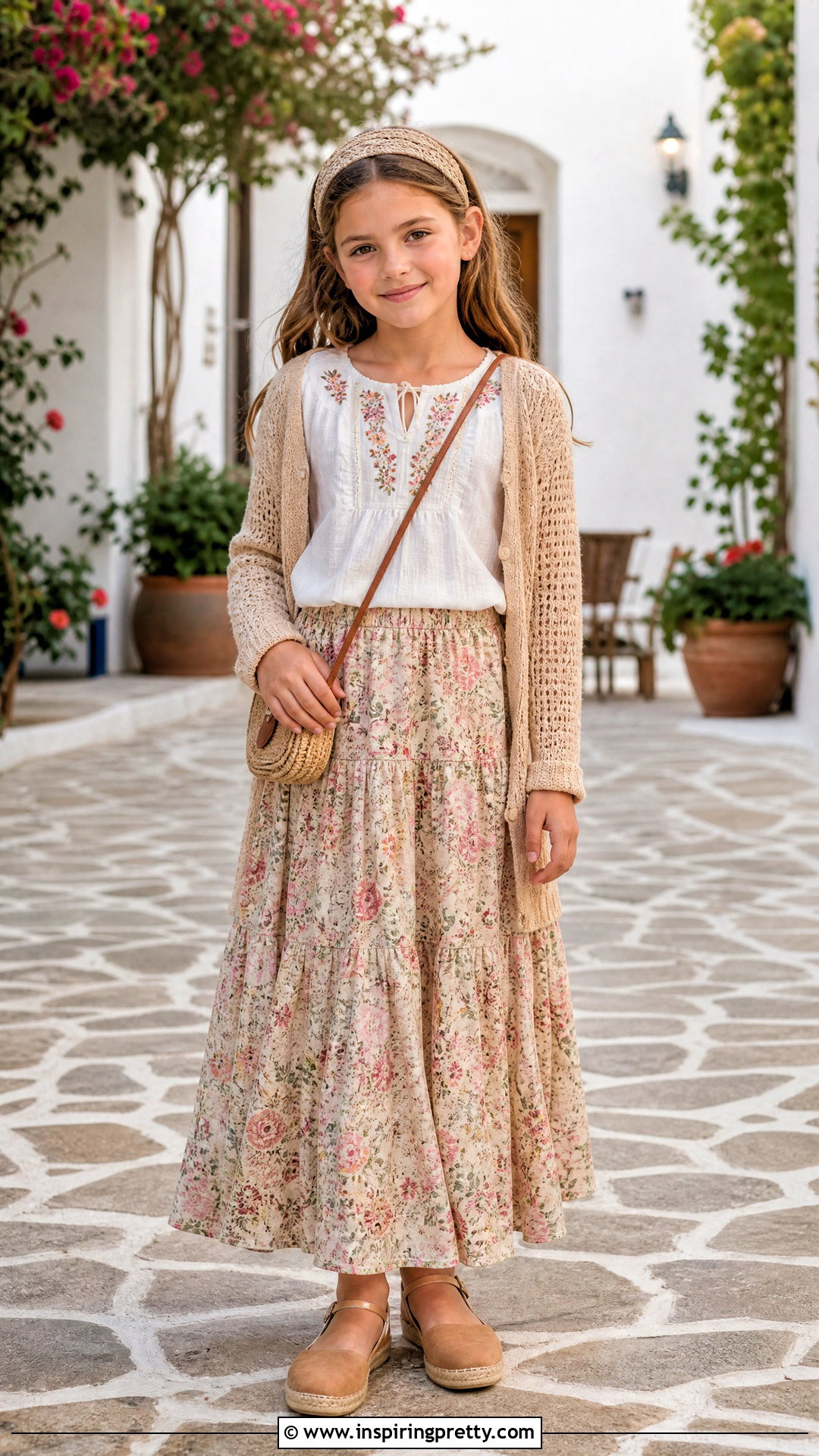 Kids Maxi Skirt And Peasant Blouse Outfit - 50 kids skirt and tops
