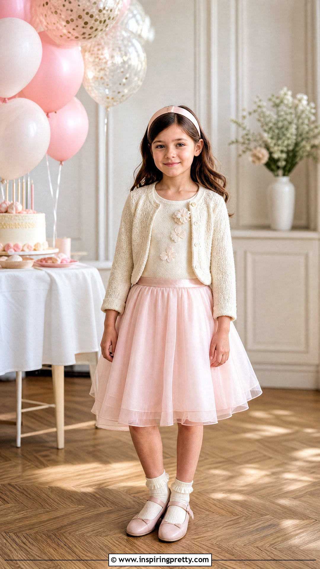 Kids Organza Skirt And Embellished Top Outfit - 50 kids skirt and tops