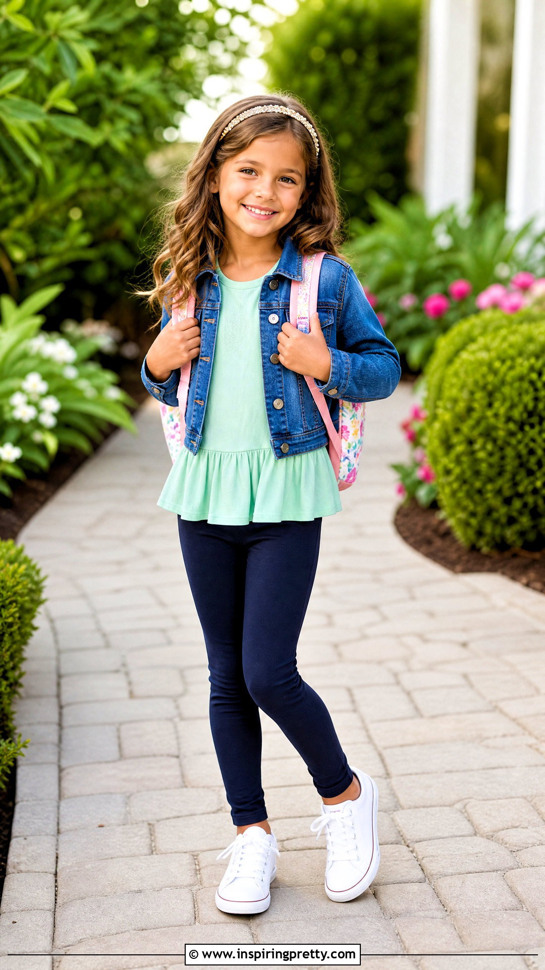 Kids Peplum Top And Leggings Outfit - 50 kids tops outfit ideas