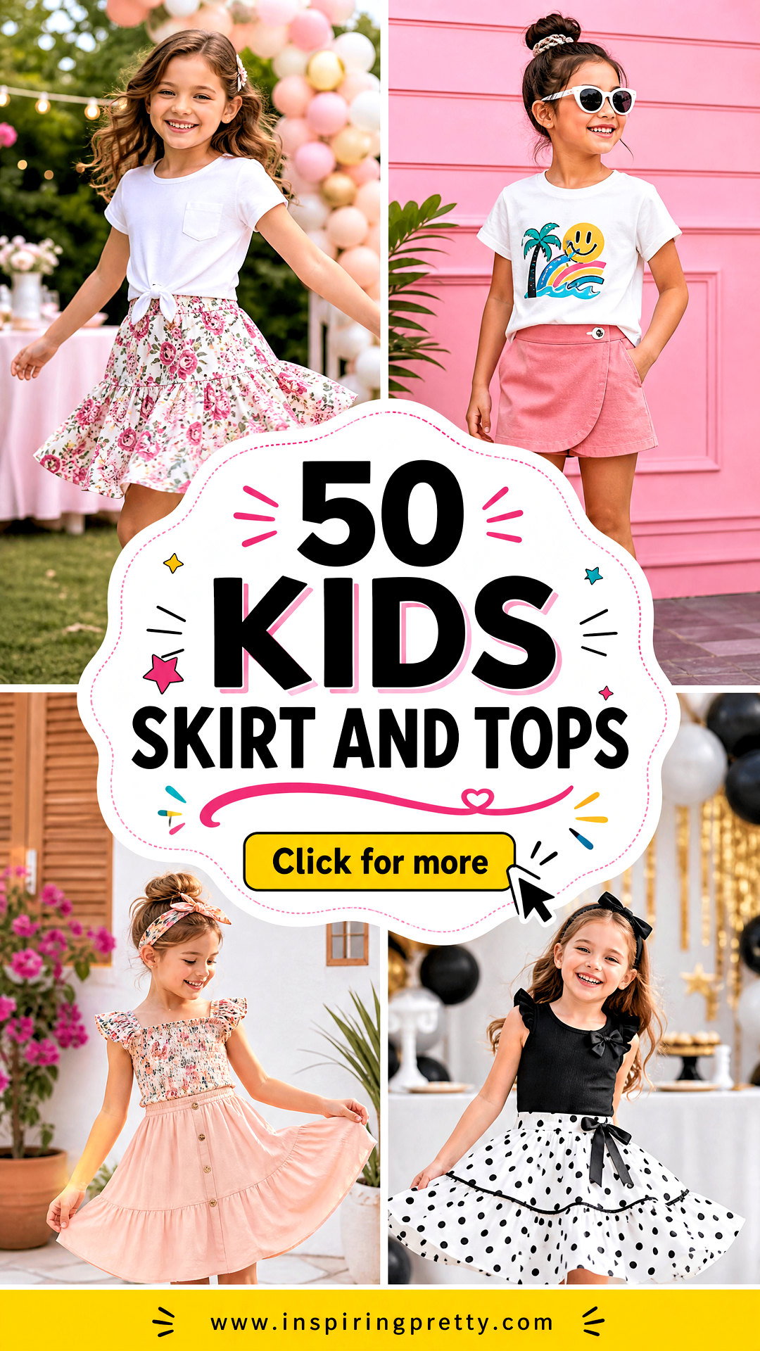 50 Kids Skirt and Tops for Colorful Playful Party-Ready Looks - 50 Kids Skirt and Tops for Colorful, Playful Party-Ready Looks