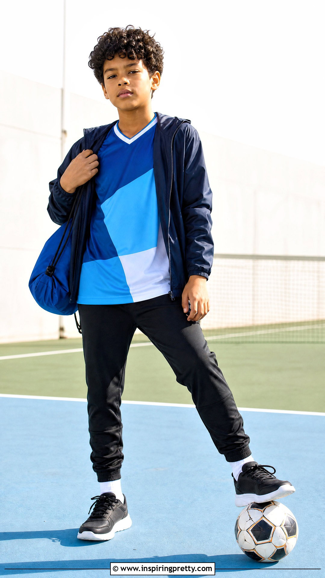 Kids Soccer Jersey And Track Pants Outfit - 50 kids tops outfit ideas