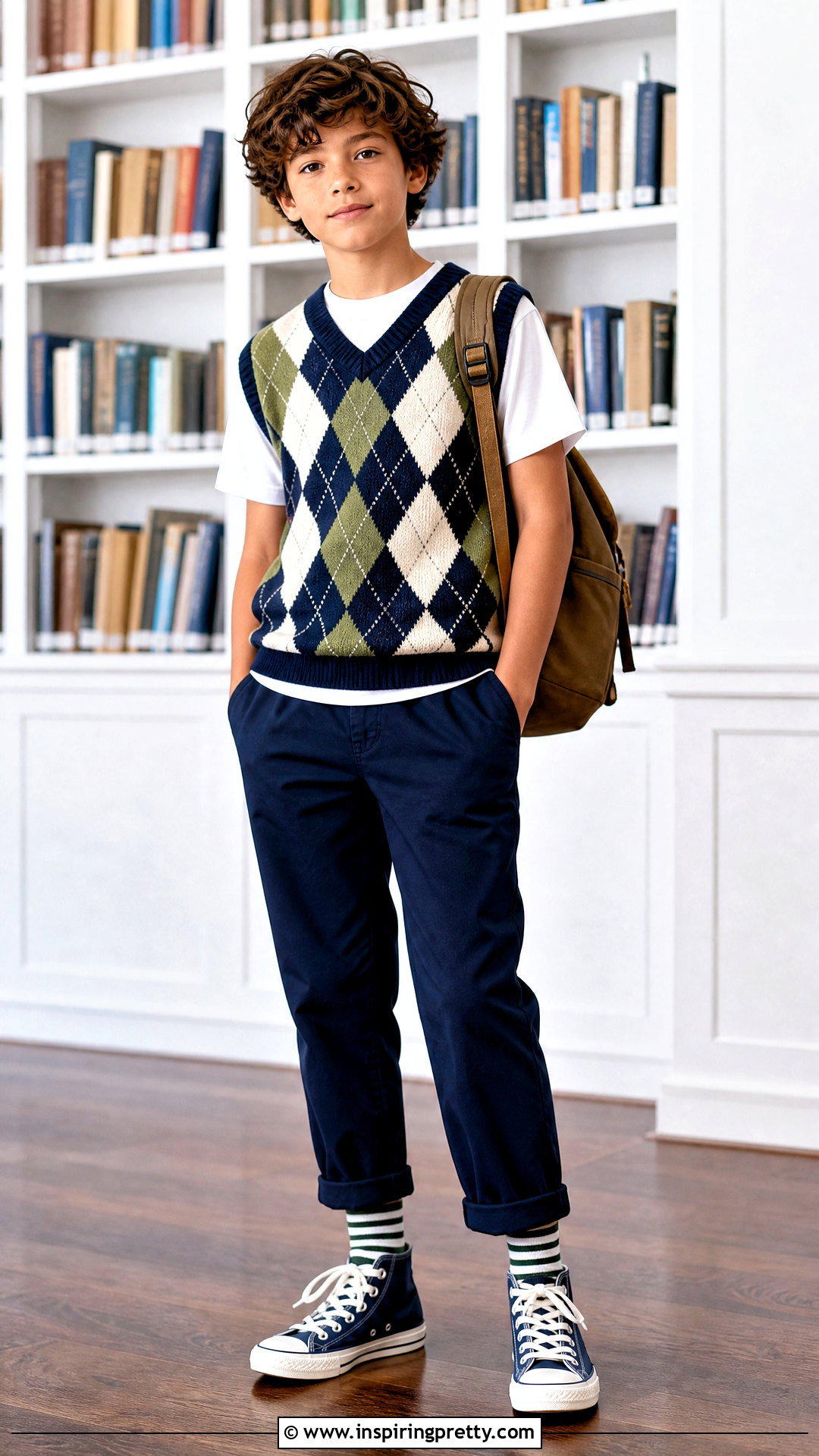 Kids Sweater Vest And T Shirt Outfit - 50 kids tops outfit ideas