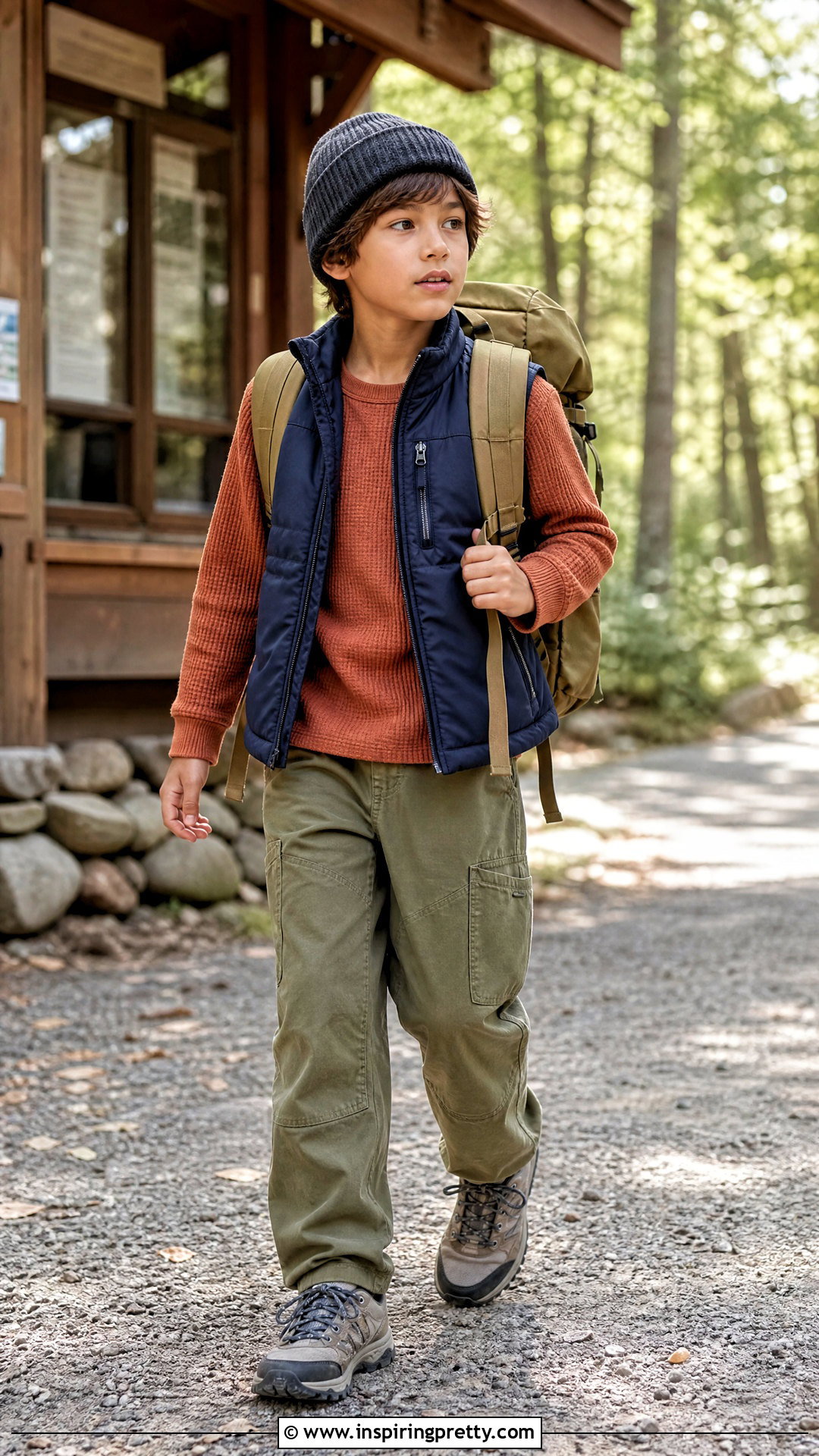 Kids Thermal Top And Carpenter Pants Outfit - 50 kids tops outfit ideas