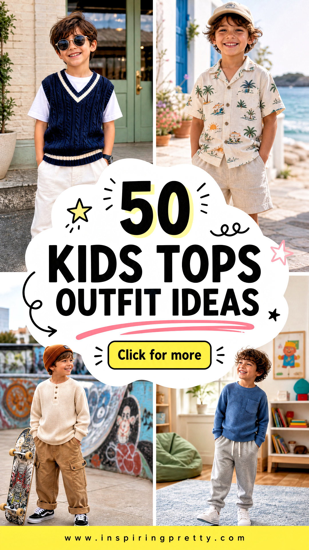 50 Kids Tops Outfit Ideas for Fun Playful Everyday Style - 50 Kids Tops Outfit Ideas for Fun, Playful Everyday Style