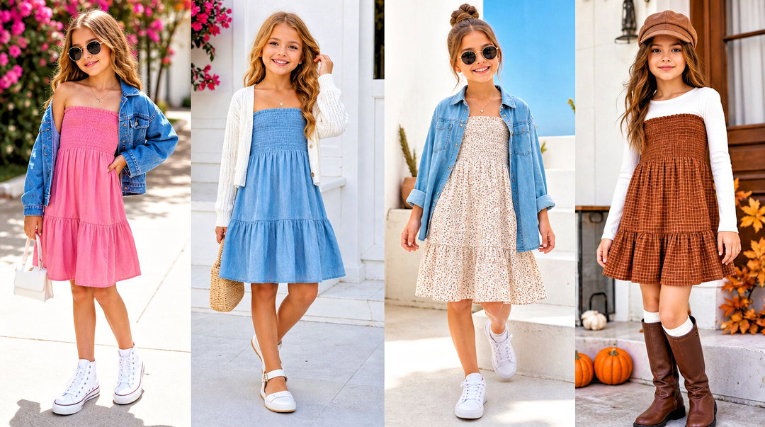 25 Kids Tube Top Dresses for Cute Carefree Summer Style