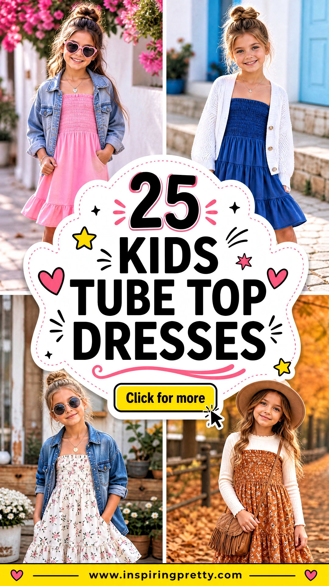 25 Kids Tube Top Dresses for Cute Carefree Summer Style - 25 Kids Tube Top Dresses for Cute, Carefree Summer Style