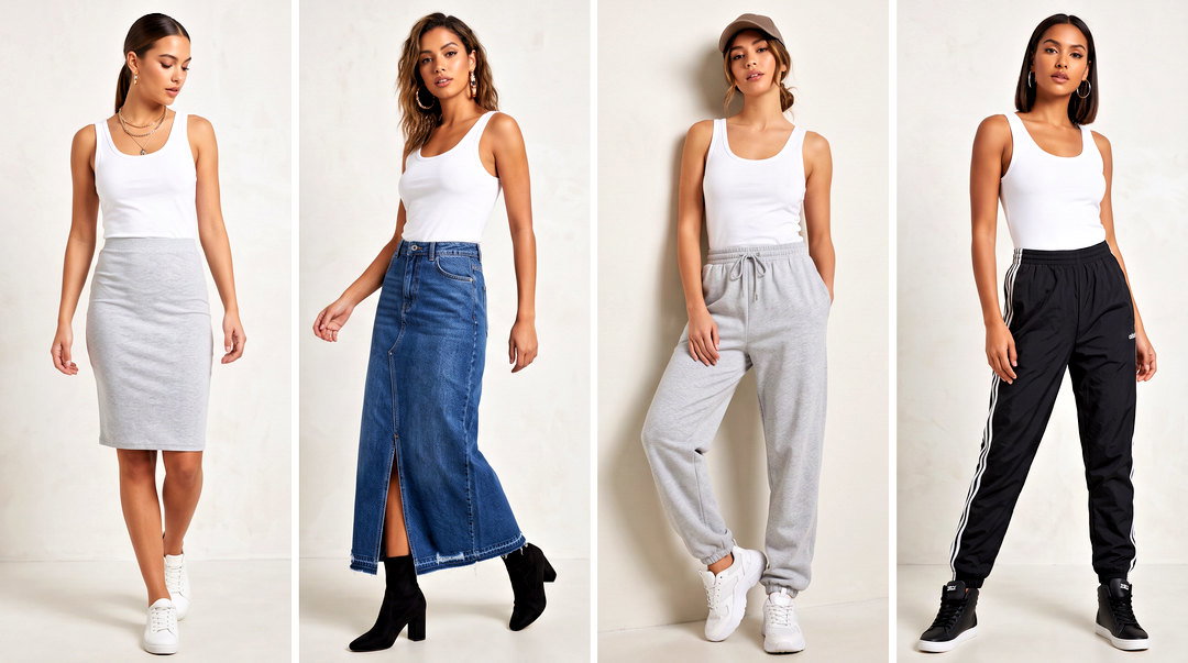 25 Kim Kardashian White Tank Top Outfit Ideas for Glam Looks
