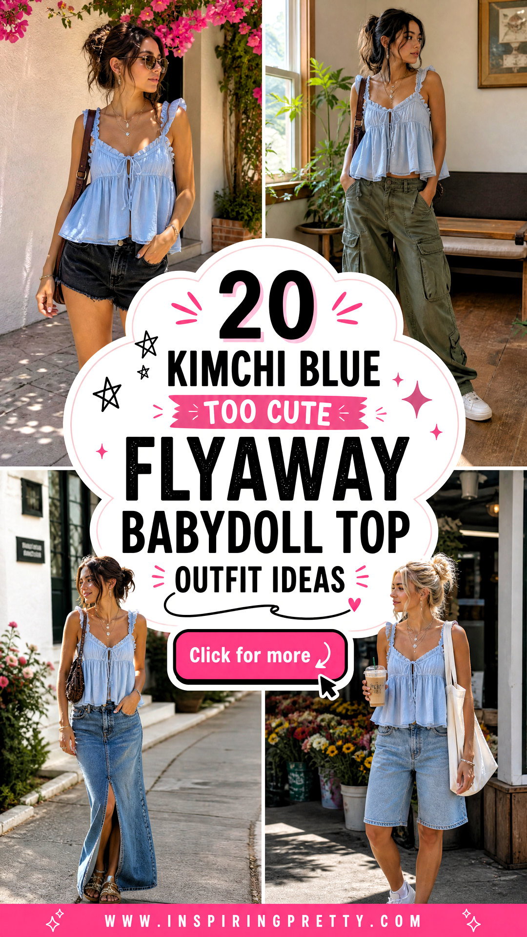 20 Kimchi Blue Too Cute Flyaway Babydoll Top Outfit Ideas to Try - 20 Kimchi Blue Too Cute Flyaway Babydoll Top Outfit Ideas to Try