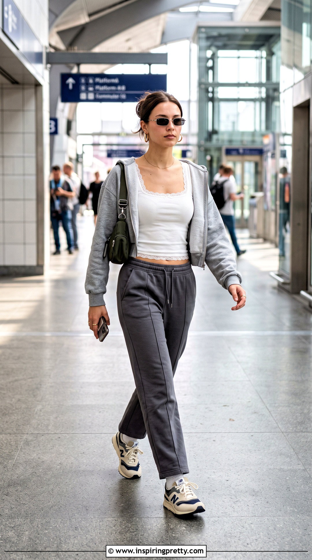 Kimchi Blue White Top With Gray Sweatpants - 25 Kimchi Blue White Top outfit ideas
