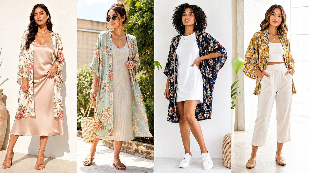 50 Kimono Top Outfit Ideas for Chic, Breezy Layered Looks