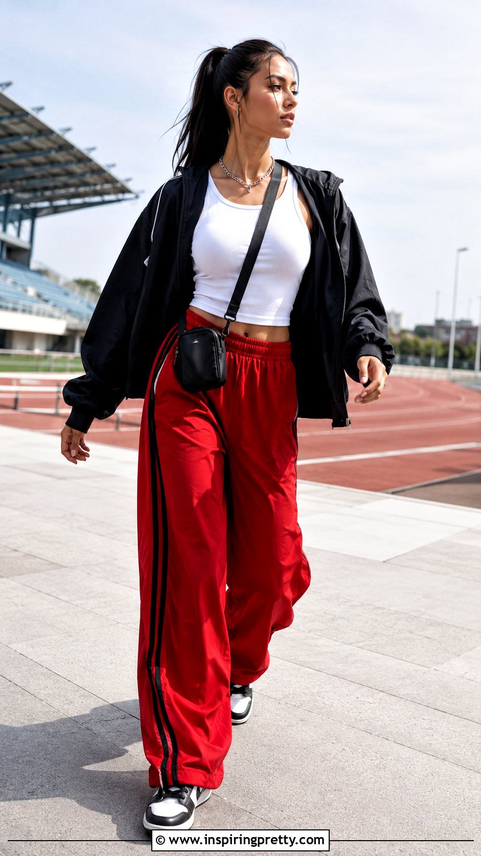 King Von White Tank Top With Red Track Pants - 20 King Von White Tank Top outfit ideas
