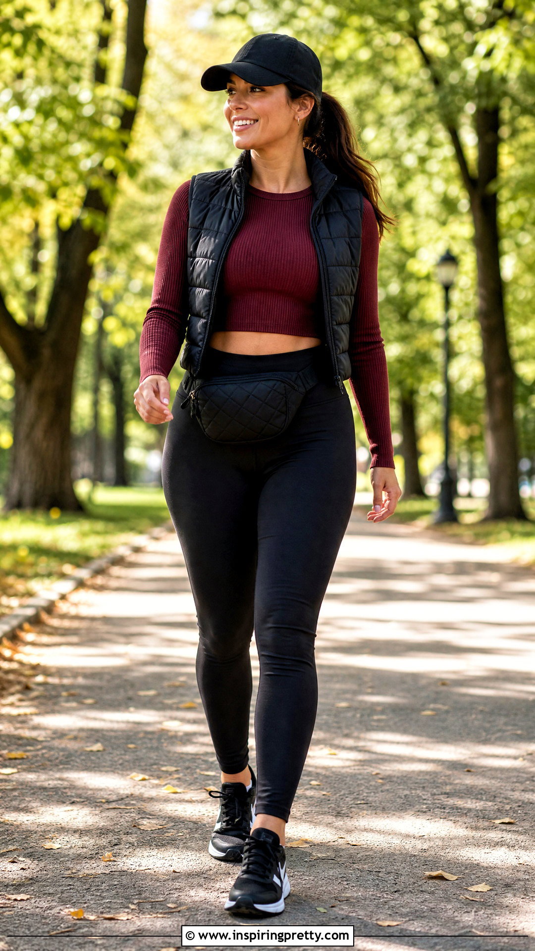 Knit Crop Top With A Quilted Vest And Leggings - 50 crop top tejido ideas