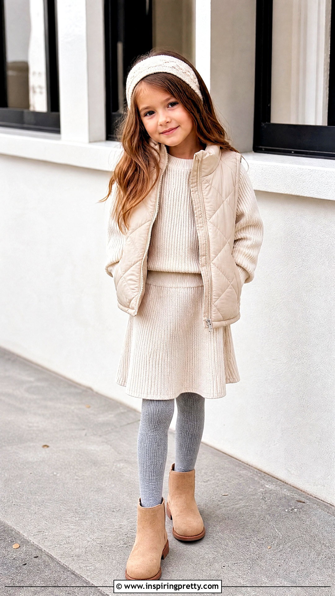 Knit Skirt With Matching Sweater Top - 50 kids skirt top designs
