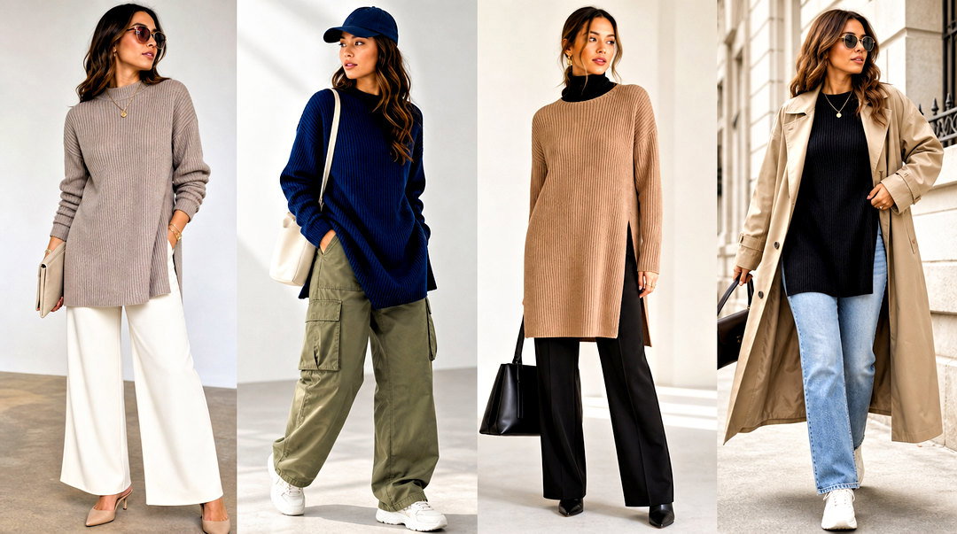 25 Knit Tunic Top Outfit Ideas for Cozy Polished Style