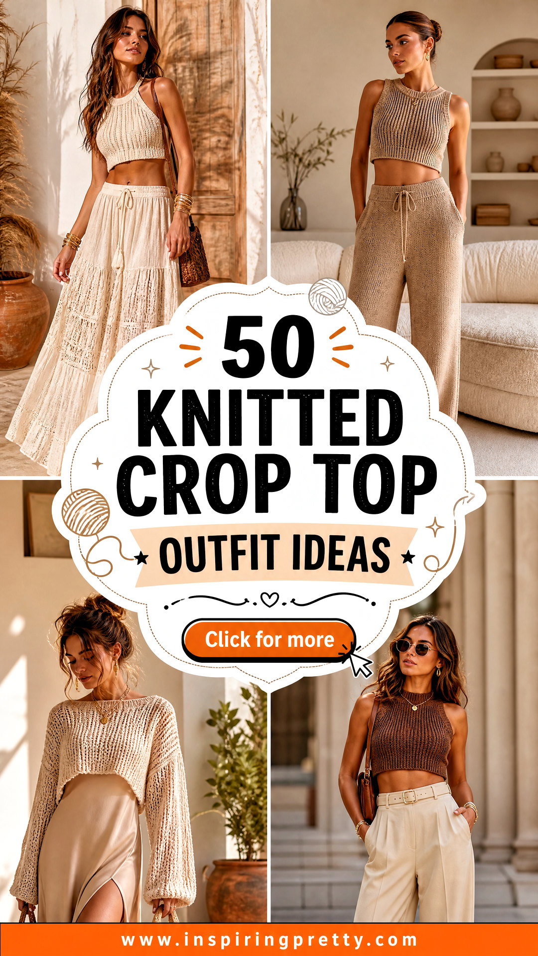 50 Knitted Crop Top Outfit Ideas for Cozy-Chic Modern Style - 50 Knitted Crop Top Outfit Ideas for Cozy-Chic Modern Style