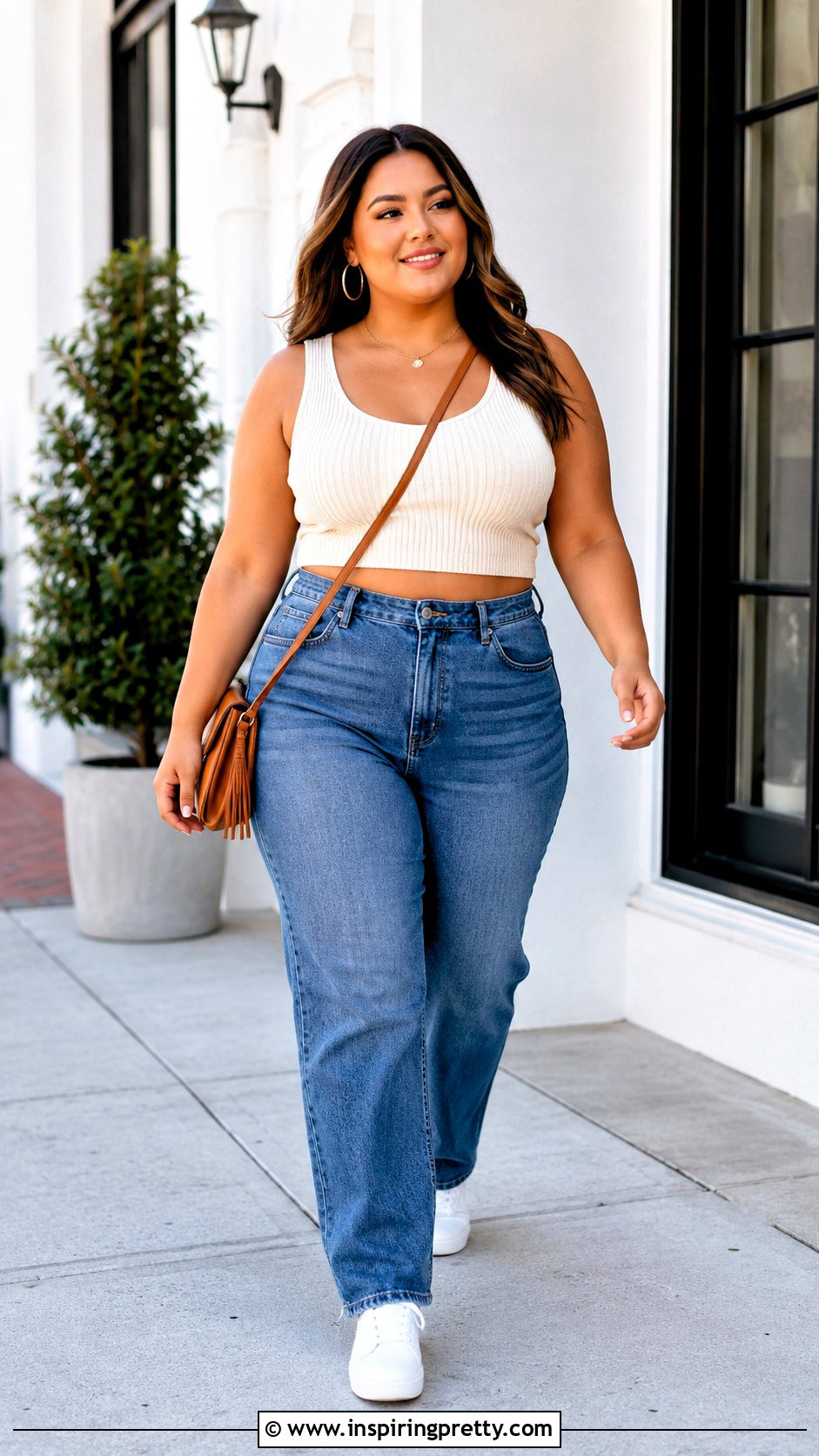 Knitted Crop Top With Satin Midi Skirt - 50 knitted crop top outfit ideas