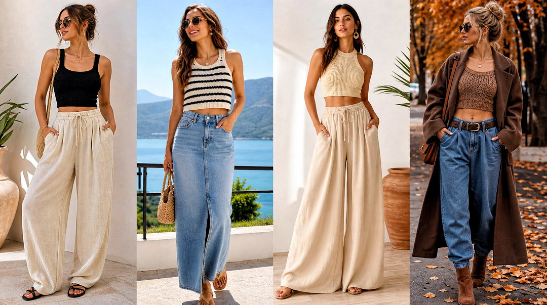 20 Knitted Crop Tops on Hangers: Chic Boutique Displays