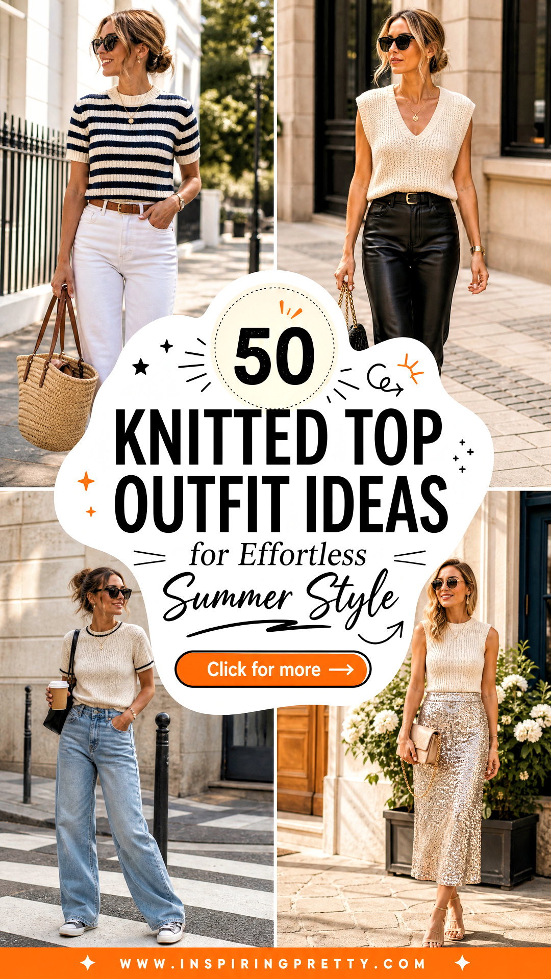 50 Knitted Top Outfit Ideas for Effortless Summer Style - 50 Knitted Top Outfit Ideas for Effortless Summer Style